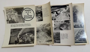 WWII US Original Army Air Force Italian Campaign Photo Montages Italy Qty 4 - Picture 1 of 10