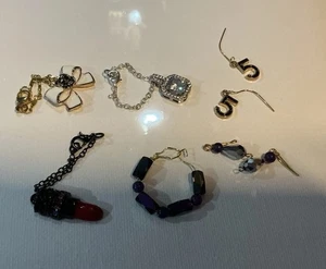 Konvolut Modepuppenschmuck, handgefertigte Ohrringe Halsketten, passt Integrity,... - Bild 1 von 6
