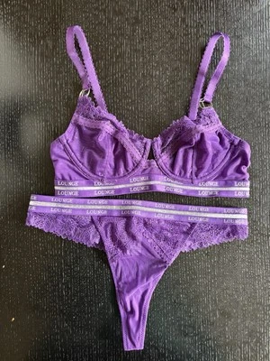 Juego de sujetador y tanga Lounge Blossom Balconette nuevo sin etiquetas Foto 1 de 3
