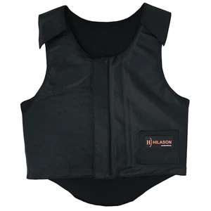 HILASON Bull Riding Vest Black Pro Rodeo Cordura | Unisex Protective - Picture 1 of 8