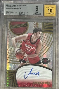 2023 Panini Revolution Alperen Sengun Autograph On Card🔥BGS-9/10🔥 - Picture 1 of 2