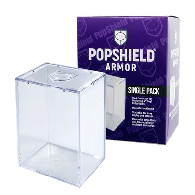 PopShield Armor Acrylic Hard Stack for 4" Funko Pops w/Magnetic Lid