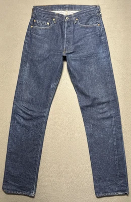 Vintage 70's Levis 501xx 1501 0117 Red Line Selvedge Jeans Sz 33x38 (32x35) USA - Image 1 of 4