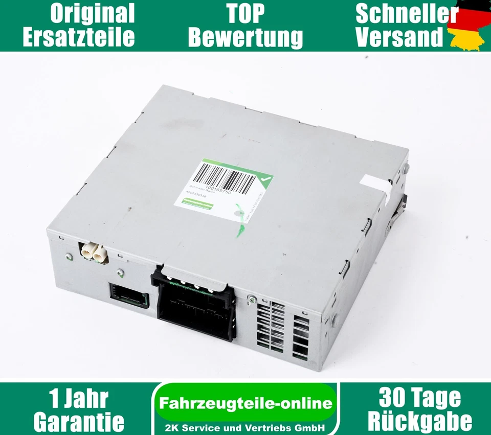 Autoradio Radio High Audi A4 B8 8K 4F0035053B - Bild 1 von 4