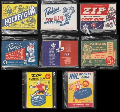 PARKHURST PARKIE 1992-1994 REIMPRESIÓN CONJUNTO COMPLETO con 8 lista de verificación 'Envolturas de goma' Foto 1 de 2