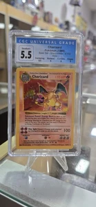 Charizard - Base Set (Shadowless) CGC 5.5 - Picture 1 of 2