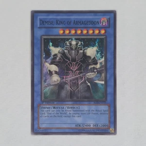 Yugioh Demise, King of Armageddon SOI-EN035 Shadow of Infinity Super Rare - Picture 1 of 2