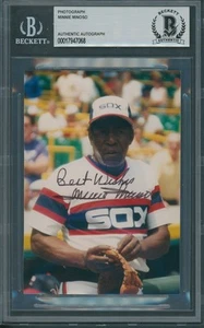 Minnie Minoso Signed Photograph Beckett Authentic Autograph *7068 - Picture 1 of 1