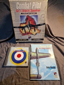 Combat Pilot No.1 (Attack) Squadron PC Game w/Manual CD-Rom Original Big Box - Picture 1 of 5