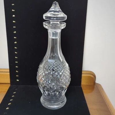 Waterford Crystal Colleen Short Stem Cut Pattern Decanter & Stopper Signed Base - Image 1 of 4