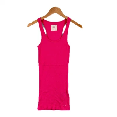Hollister Tank top pink cotton Women - Imagem 1 de 4