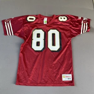 Neu mit Etikett Vintage 90er Wilson Jerry Rice San Francisco 49ers NFL Trikot Herren L/46 *LESEN** - Bild 1 von 16