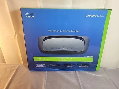 Cisco Linksys Wireless-N Home Router Model WRT120N New in Box - Image 1 of 4
