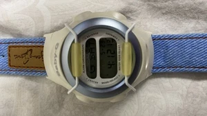 Vintage Casio Baby G Watch Denim Band H157 - Picture 1 of 4
