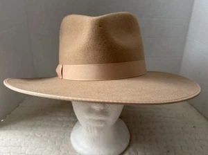 Lack Of Color Teak Rancher Hat Light Beown Fedora Wool Cowgirl Western Texas  - Picture 1 of 7