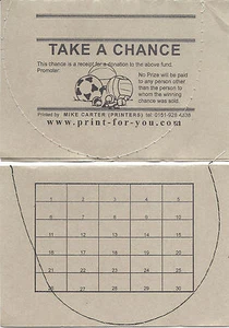 20 entradas - Spot the Ball - 30 espacios - Take a Chance Ticket - Recaudación de fondos - Imagen 1 de 4