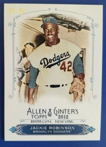 2012 TOPPS ALLEN & GINTER'S RIP CARD JACKIE ROBINSON #07/10 @@ SUPER RARE @@ - Picture 1 of 2