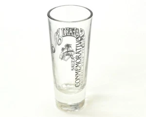 Safari Bar Shot Glass Sauza Commemora Tivo Gold Tequila Black Graphics - Picture 1 of 5