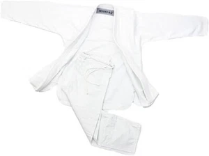 Nomad BJJ Jiu Jitsu Gi | Logo-Free Martial Arts Uniform, Competit Size A2, White - Picture 1 of 1