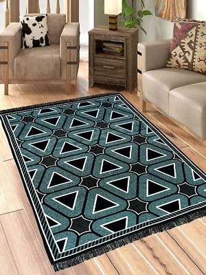 5D Designer Superfine Exclusive Velvet Carpet Runner Area Rug 5 x 7 Feet (A17) - Image 1 of 3