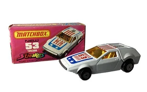 Matchbox 53 Tanzara Superfast Streakers 1972 como nuevo en caja original - Imagen 1 de 7
