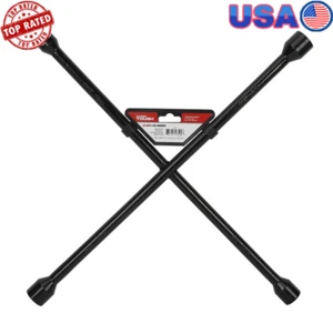 20Inch Lug Wrench 4Way Cross Tool Tire Changing Carbon Steel Heavy Duty New - Picture 1 of 11