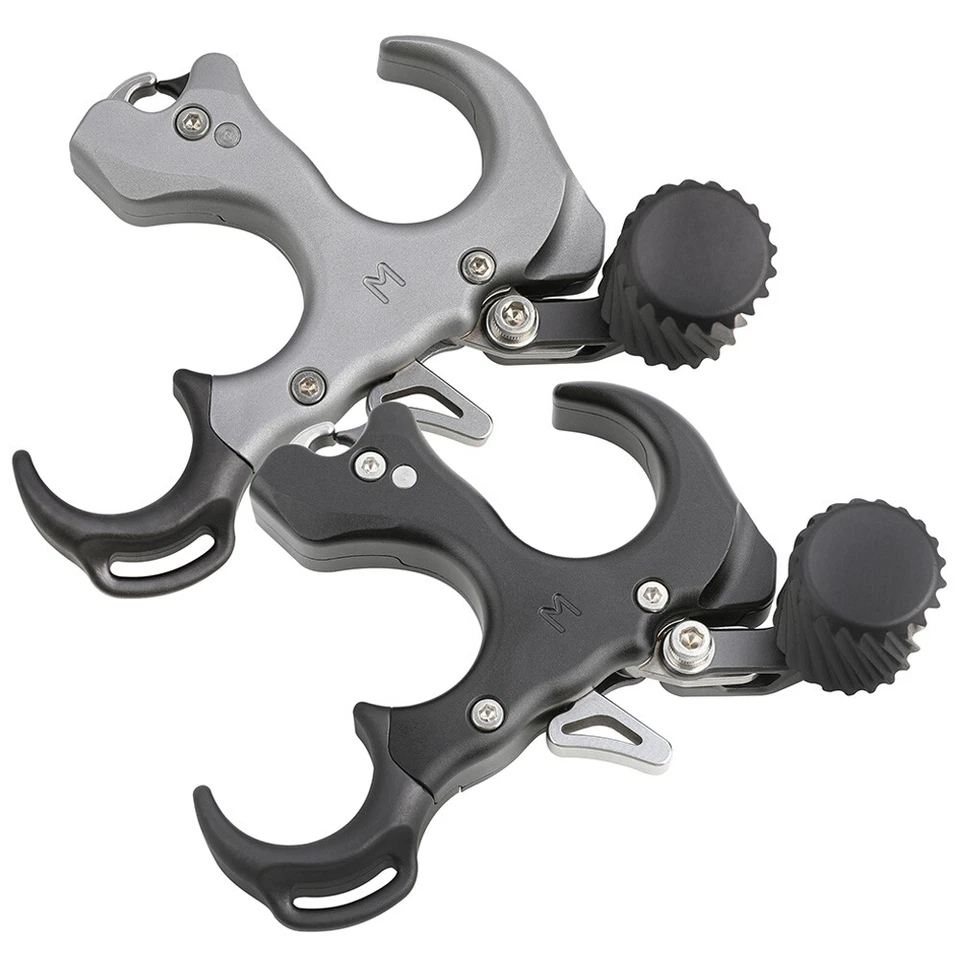 Compound Bow Release Aids 3 4 Finger Archery Thumb Trigger RH LH Hunting - Image 1 of 4