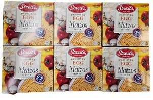 Streits Kosher For Passover Egg Matzo - 6 Boxes (12 Ounce Each) FREE SHIPPING! - Picture 1 of 5