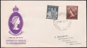 COOK IS 1953 Coronation FDC - Rarotonga cds................................B3806 - Picture 1 of 1