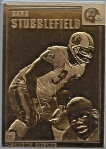 Dana Stubblefield Danbury Mint Series Two Encased 22kt Gold Card # 82 Redskins - Bild 1 von 1