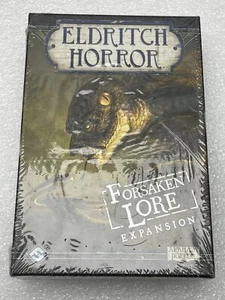 NEW SEALED 2014 ELDRITCH HORROR EXPANSION FORSAKEN LORE FANTASY FLIGHT ARKHAM - Picture 1 of 3