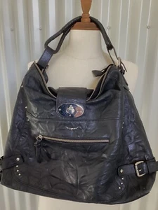 r.m. Williams large black leather hobo bag BUY 4+ POST FREE - Picture 1 of 6