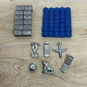 2011 Monopoly Electronic Edition Tokens Houses Hotels Replacement Playing Pieces - Picture 1 of 5