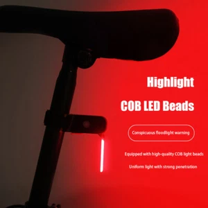 Bike Rear Light Photon Drop Warning Lamp Waterproof LED Bicycle Taillight - Picture 1 of 18