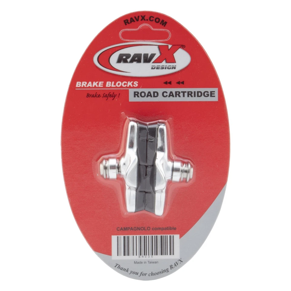 ZAPATOS DE FRENO RAVX CARTUCHO DE CARRETERA CAMPAGNOLO almohadilla Foto 1 de 1