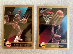 1990-91 Skybox Otis Thorpe Error & Corrected Cards - Both Version Rockets - Picture 1 of 2
