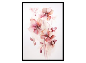 Póster colorido estampado de flores decoración del hogar flores arte de pared - Imagen 1 de 5