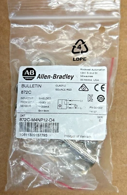 ALLEN BRADLEY 872C-M4NP12-D4 PROXIMITY SENSOR - Image 1 of 2