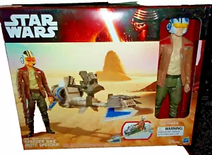 2015 - NUEVO - BICICLETA STAR WARS SPEEDER CON FIGURA DE ACCIÓN POE DAMERON DE 12" - Imagen 1 de 3
