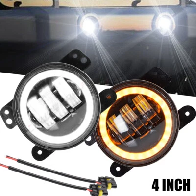 Luces antiniebla LED de conducción súper blancas para Hummer H3 H3T 2006-2010 4 pulgadas Foto 1 de 4