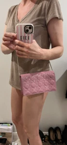 NEW Christian Dior elegant pink patent leather + two wallets, collection SS 2023 - Picture 1 of 13