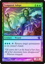 Temporal Adept FOIL 8th Edition HEAVILY PLD Blue Rare MAGIC MTG CARD ABUGames