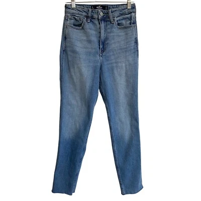 Hollister 1R Ultra high Rise Mom Jeans Raw Hem W25 X 27 - New - Image 1 of 4