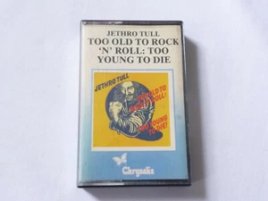 JETHRO TULL ~ TOO OLD TO ROCK N ROLL ~ UK PROG ROCK CASSETTE TAPE ~ PAPER LABELS - Picture 1 of 6