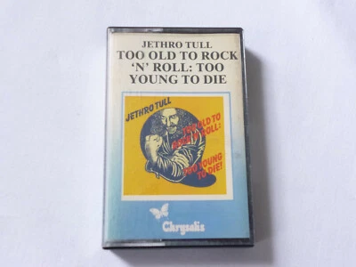 JETHRO TULL ~ TOO OLD TO ROCK N ROLL ~ UK PROG ROCK CASSETTE TAPE ~ PAPER LABELS - Image 1 of 4