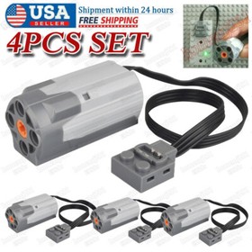 4PCS For LEGO 8883 Power Functions M Motor Technic Assembled Building Block Toys
