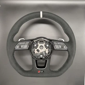 Original Audi RS4 RS5 RS Lenkrad Steering Wheel Leder Alcantara Wildleder - Picture 1 of 3
