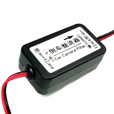 Rectifier Car Rear View 12V DC Camera Rectifier Capacitor Filter Connector - image 1 of 4