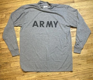 Army Physical Training PT IPFU STANDARD REFLECTIVE LONG SLEEVE SHIRT Sz Large - Picture 1 of 4
