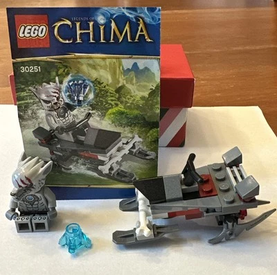LEGO minifigura Winzar loc009 Legends of Chima 30251 con paquete bicicleta patrulla y chi Foto 1 de 4